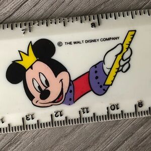 Vintage 80’s The Walt Disney 12” ruler